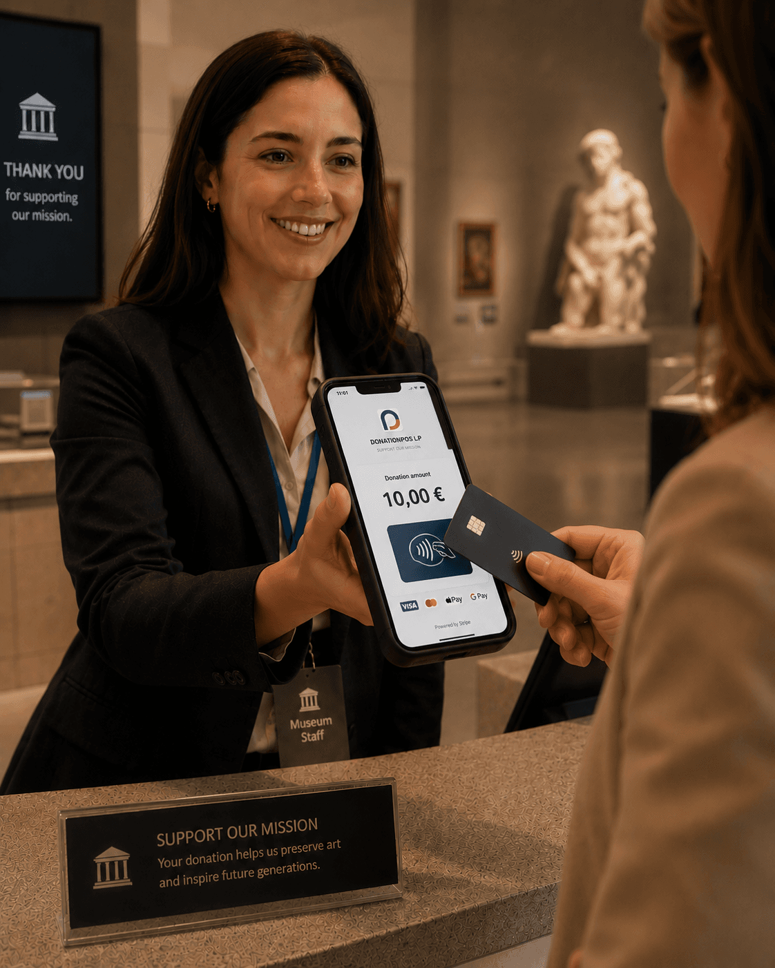 Tap to Pay με κινητό Donation POS